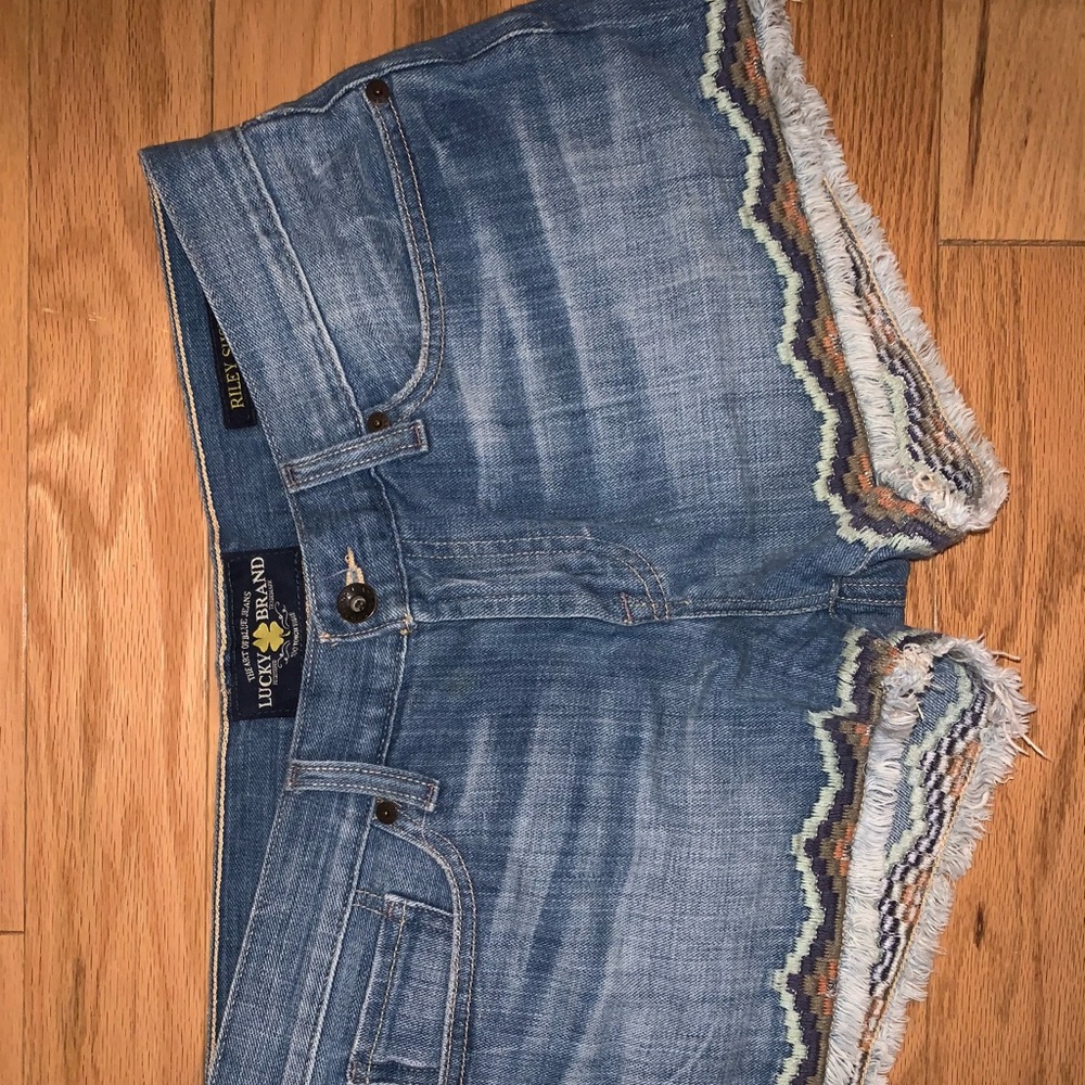 Lucky Brand Embroidered Shorts